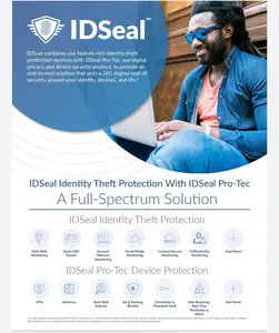 IDSeal Identity Protection with Pro-Tec - Secure Digital Footprint & Online Privacy Solution