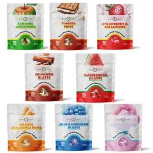 Raven Candy Puffs & Blasts Freeze Dried Candy 8 Pack Bundle Sampler
