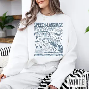 SLP Scope of Practice T-Shirt OR Sweatshirt , Speech Therapy T-shirt, Retro SLP Tee, Speech Therapist , SLP , slpa gift Cotton