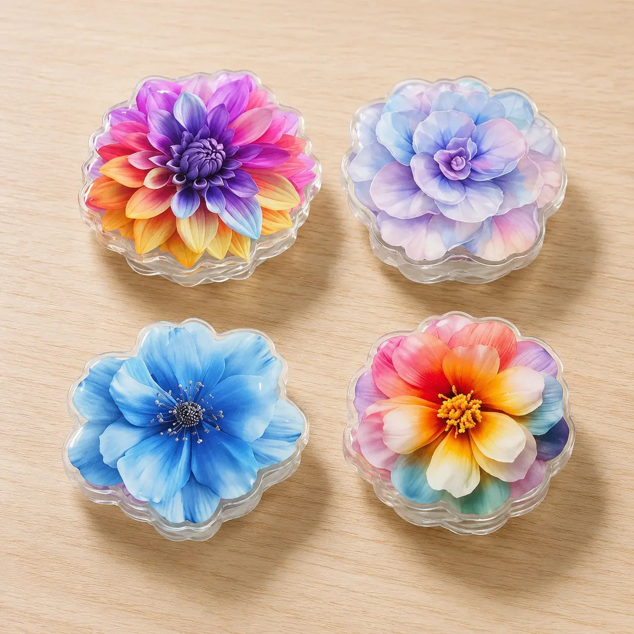 Flower MagSafe Phone Grip Collection, Colorful Floral Phone Holder Stand, Botanical Kindle Grip, Cute Bloom Phone Accessory Gift