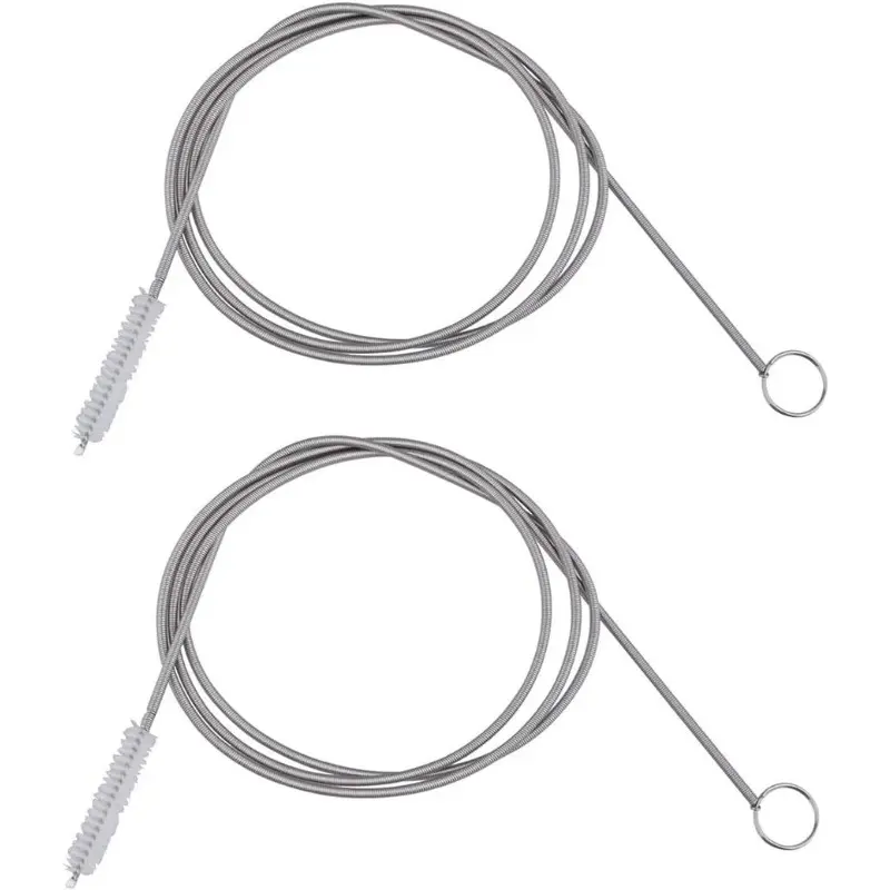 Long Pipe Cleaner Flexible Tube Cleaning Brush Snake Drain Clog Remover Drain Brush Aquarium Water Filter Pipe Air Tube Hose Cleaning Brush Sink Fridge Skinny Pipe Dredging Tool 155CM1