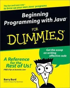 USED-Beginning Programming with Java For Dummies by Barry A. Burd (Paperback)