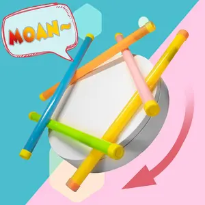 5pcs 16-inch Moaning Tube Noise Maker, Fun Party Noise Devices Suitable for small one and Adults, Party Gifts in Five Colors, Sound Tube Toys tiktokshopspringglowup