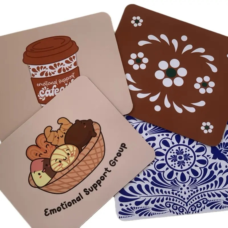 Mexican Mouse Pad 9.5 x 8  approx. Inches Non-Slip Neoprene Traditional Designs for Office / computer Use No Warranty