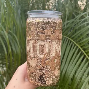 Mom Life Libbey Snow Globe Cup