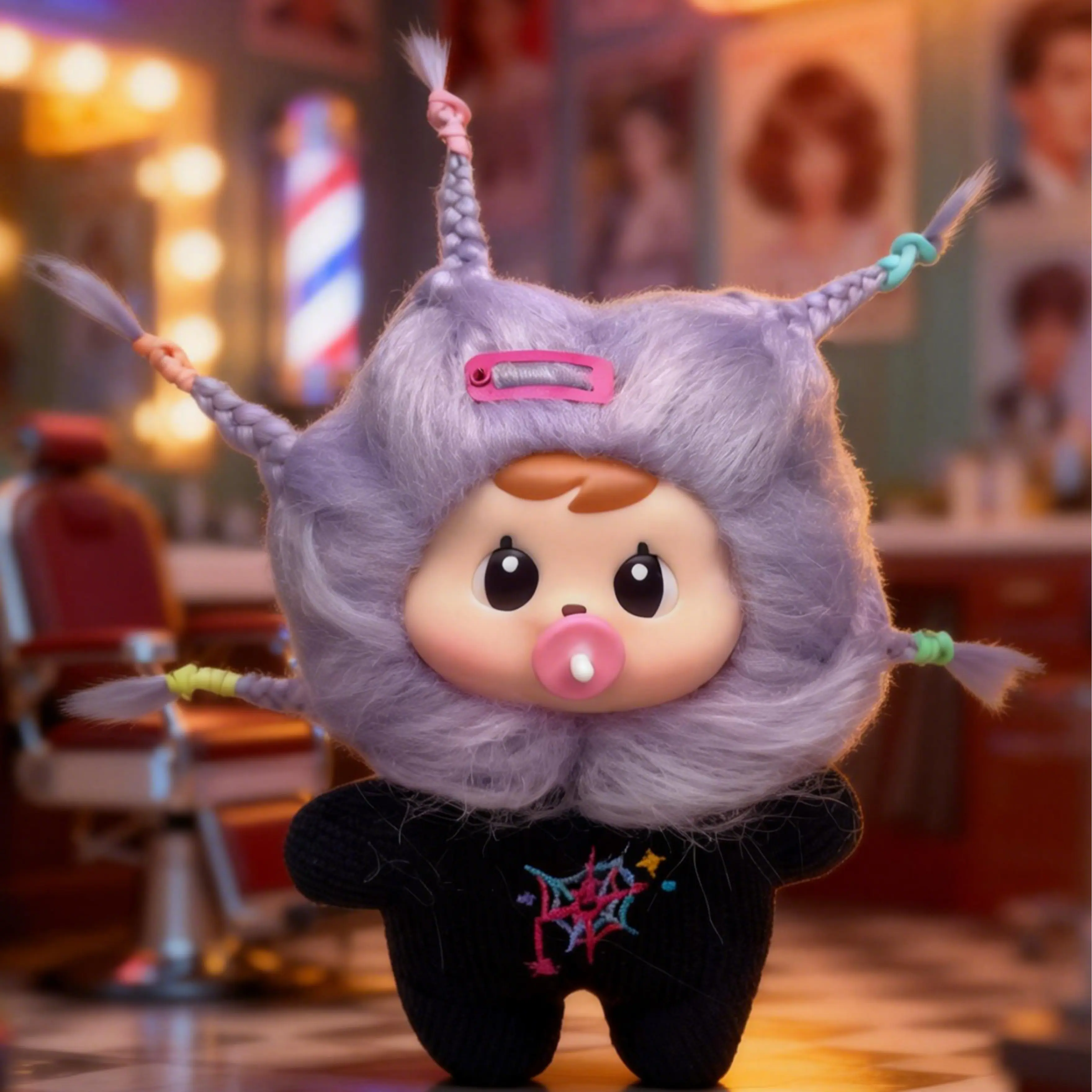 【LIVE】Bao-ao-Tony Magic Hair Salon DIY Blind Box Plush Series – Limited Edition Collectible Plush Dolls | Hair Transformation Mystery Box | Aesthetic Desk Display Toy