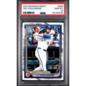 2024 BOWMAN DRAFT #BD8 JAC CAGLIANONE PSA 10