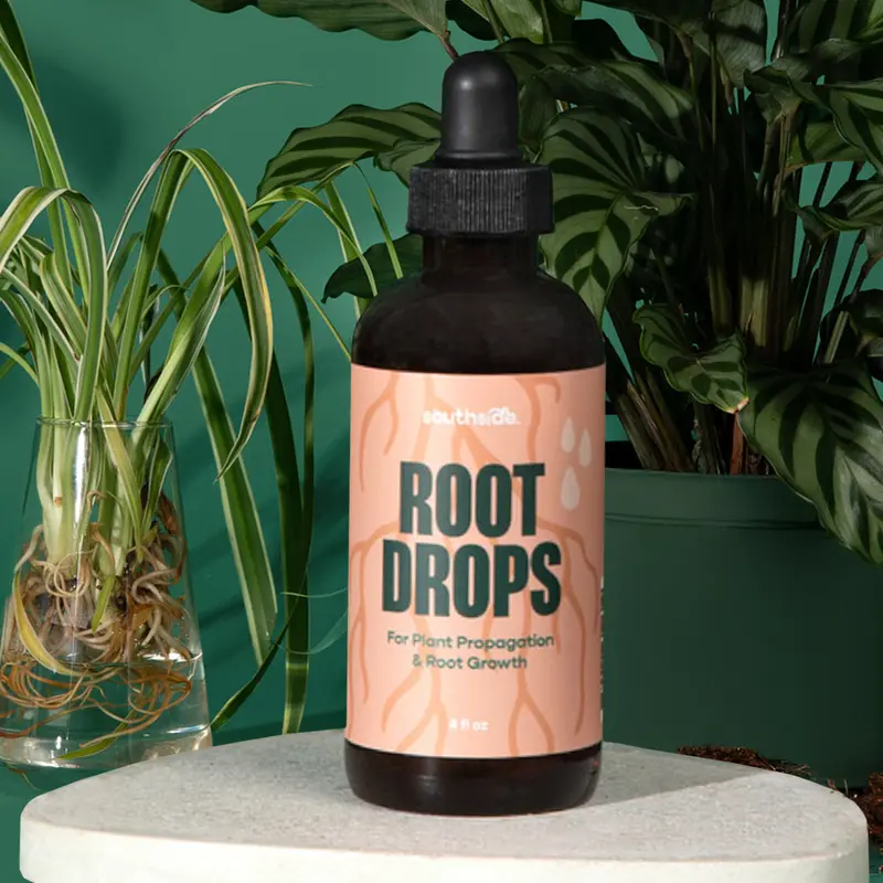 Southside Root Drops Liquid Rooting Hormone 4 oz for Plant Propagation, Cuttings & Houseplant Root Health with 0.025% Indole Butyric-3 Acid