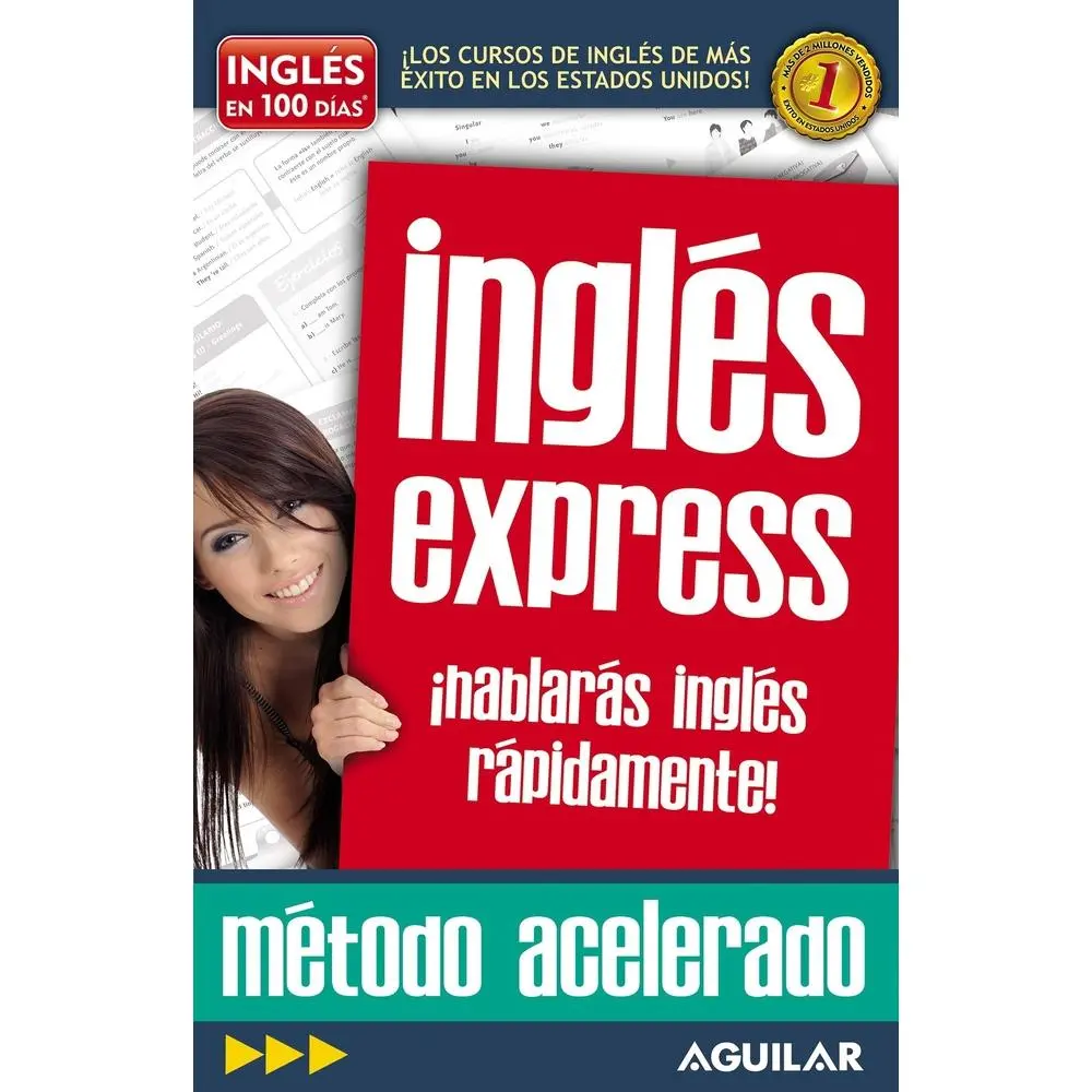USED Book - Inglés En 100 Días - Inglés Express / English in 100 Days - Express English by Inglés En 100 Días (Paperback) - Spanish