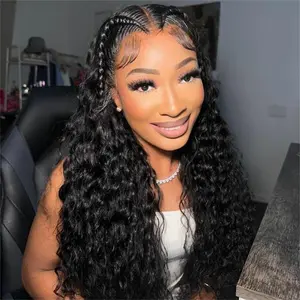 Wiggins Hair Pre Braided Stylist Wig Loose Deep Wave Human Hair Wigs 13x6 Glueless Lace Frontal Wig Pre Everything Ear To Ear Natural Hairline Ready To Go Wig