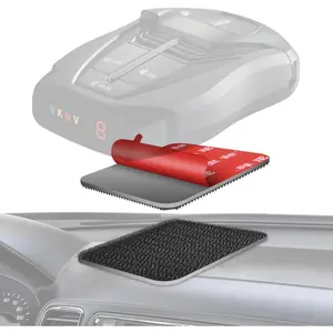 Radar Detector Mount for Car – Hook-and-Loop Dash Installation, Unobstructed View Design, Secure Hold, Adjustable Angle, Heat-Resistant, Universal Fit for All Radar Models