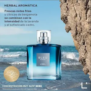 Men's BLEU ACQUA Parfum, 3.3 fl. oz. Fresh Scented Aroma, Long-Lasting Fragrance