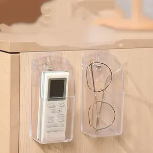 Wall-Mounted Acrylic Storage Box, Transparent Organizer Shelf, Space-Saving Wall Hanging Container, Ideal for Home & Office Use