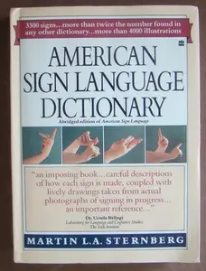 USED-American Sign Language Dictionary by Martin L. A. Sternberg (Paperback)