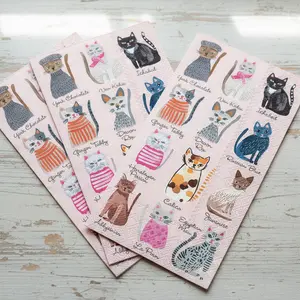 Fancy Cats Rectangle Napkins