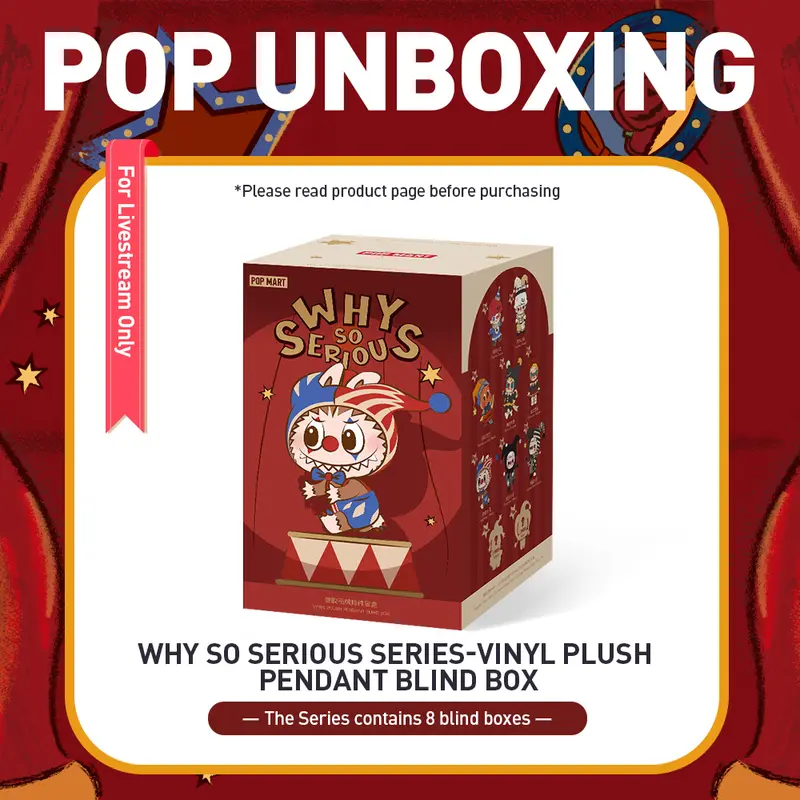 Unboxing-WHY SO SERIOUS Series-Vinyl Plush Pendant Blind Box-3.0