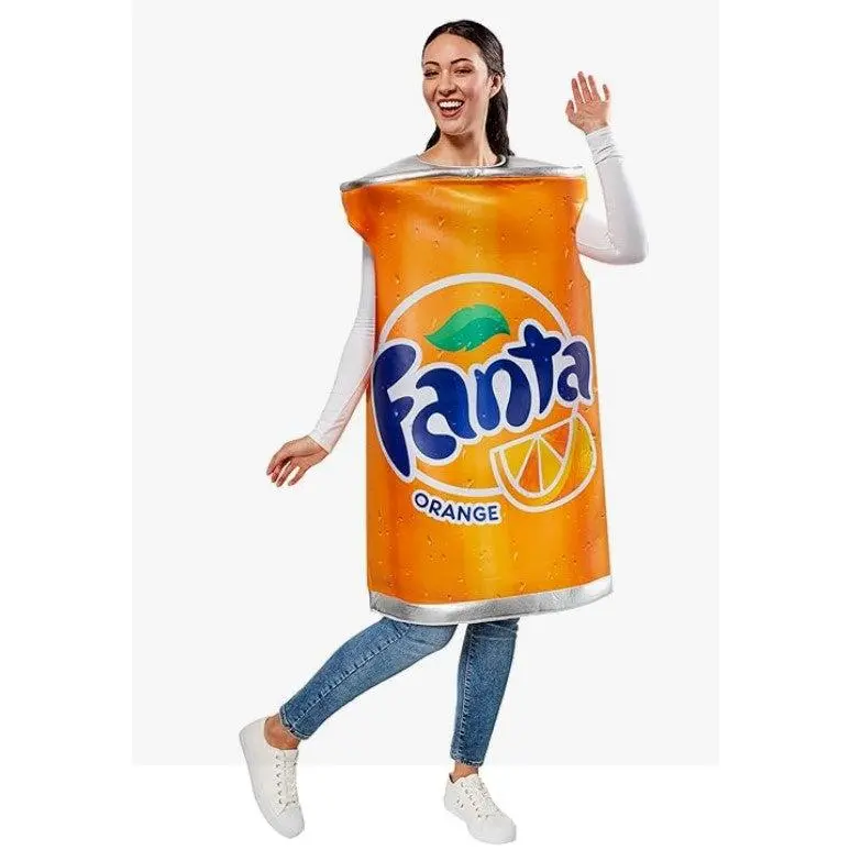 Can of Fanta Orange - Coca-Cola - Foam Tunic - Costume - One Size