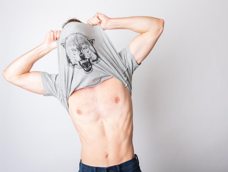 Ask Me About My Wolf Flip T Shirt Cool Design Funny Saying Novelty Graphic Mens Funny T Shirts Cool Vintage Fashion T-Shirt Gift Classic Menswear Flip Apparel for Men Funny Animal Short Sleeve Novelty Tees for Light Grey