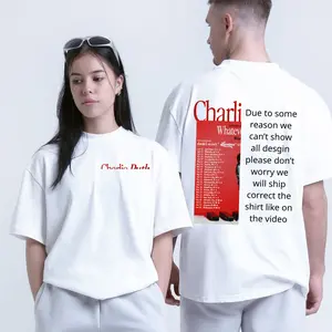 Charlie Singer Shirt Unisex Graphic Tee Concert Shirt 100% Cotton Soft Breathable Non-Shrinking