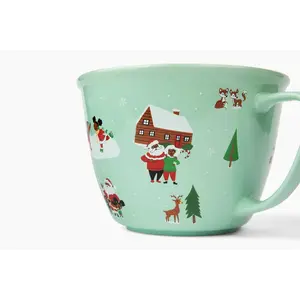 Ceramic Mixing Bowl Klaus Family Winter Scene