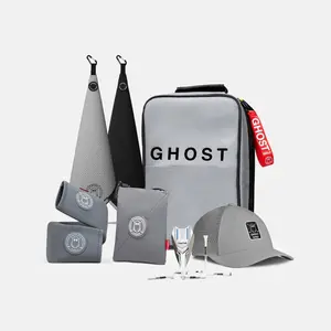 MAVERICK Bundle – Ultimate Ghost Golf Accessories Bundle with Premium Gear Including Shoe Bag, Towels, Hat, and More