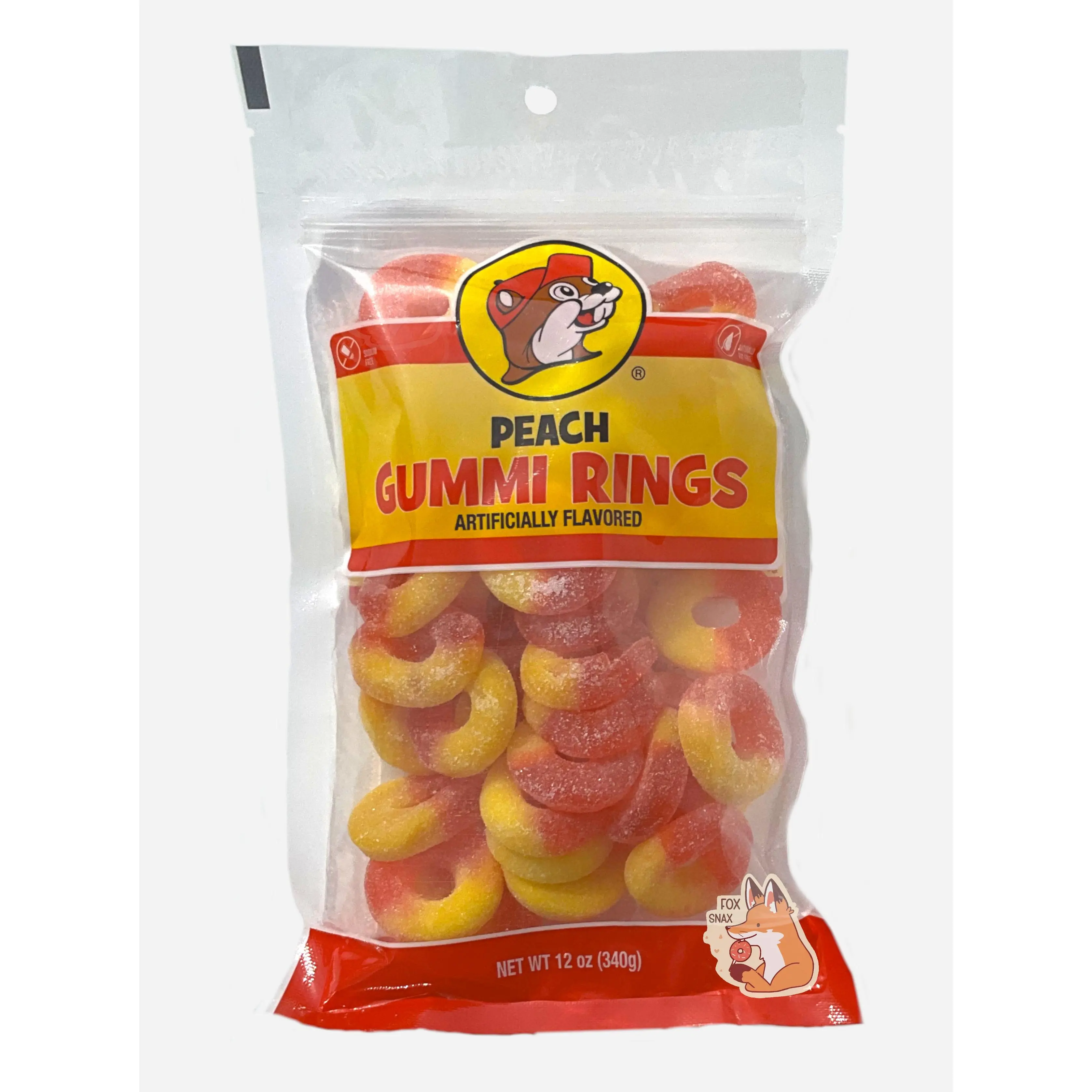 Buc-ee's Gummi Peach Rings Buc-ee's Gummi Peach Rings