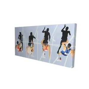 Begin Home Decor 2080-2448-SP41 24 x 48 in. Sports Canvas - on Your Marks Get Set - Go Home Decor