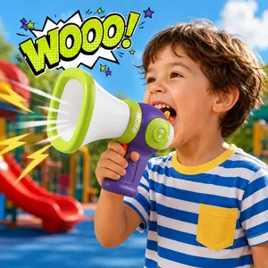 Kids' Multi-Functional Karaoke Speaker Toy - Amplifying, Recording, Voice Changing, Music Playing Features - Ideal for Parent-Child Interaction, Gift Option