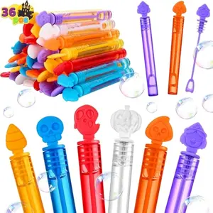 36 PCS Halloween Bubble Wands, Mini Bubbles Party Favors for Kids, Children Bubble Toys Bulk, Halloween Party Favors, Goodie Bags Stuffers, Outdoor Indoor Activity Use, Carnival Prizes