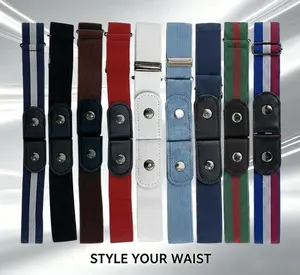 No more bulky buckles! This elastic lazy belt fits every waist (26–50 inches), feels invisible, and comes in 9 styles—perfect all-day comfort!