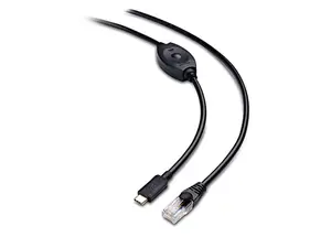 cable matters usb c to rj45 console cable for windows and macbook pro (compatible cisco console cable, rollover cable) with ftd
