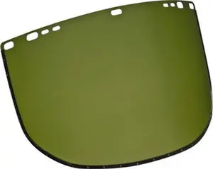Jackson Safety Green Acetate Face Shield for Unisex Work Safety, 9 x 15.5 in, 1.01mm Thick, Compatible with 170-B Headgear, Model 29090