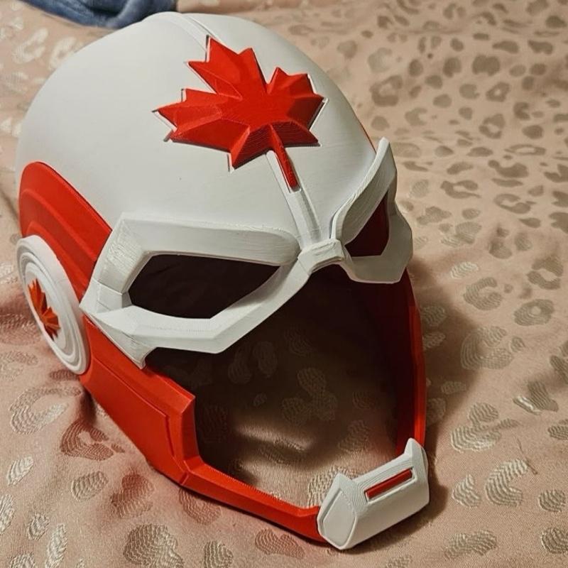 Captain Canada Cosplay Helmet Costume