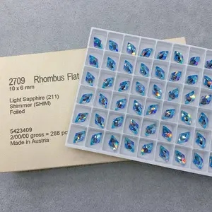 S Crystal Flat Back High Quality Luxe Nail Art Gems DIY Decoration Jewelry Making Sparkling Cloth Accessories