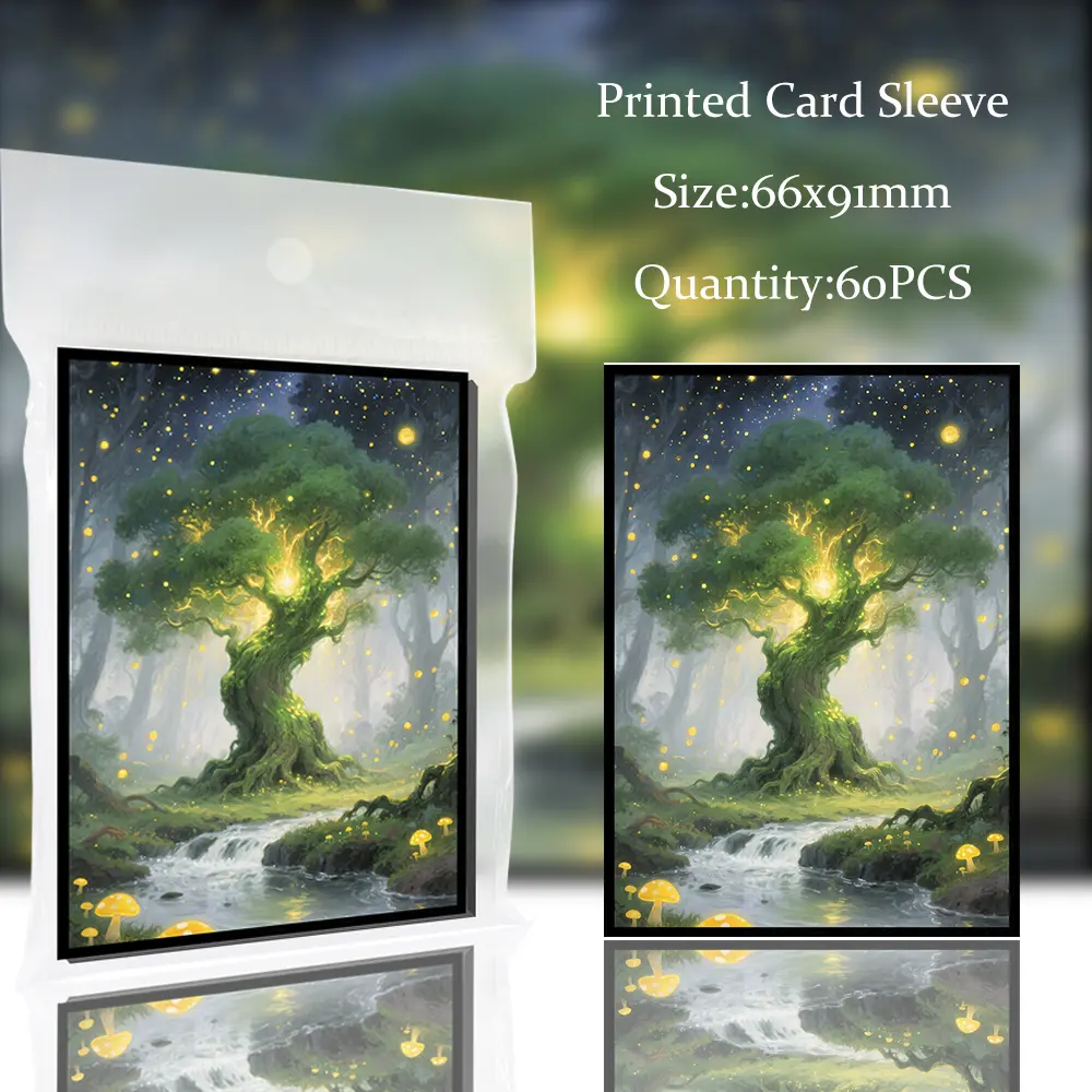 120CS 66x91mm Bayou Art Card Sleeves Premium Trading Card Protectors for TCG MTG PTCG Sports Cards