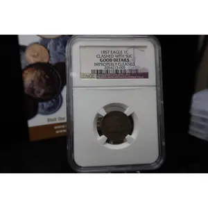 1857 Flying Eagle Small Cent. NGC Graded Good Details. Store # 08486