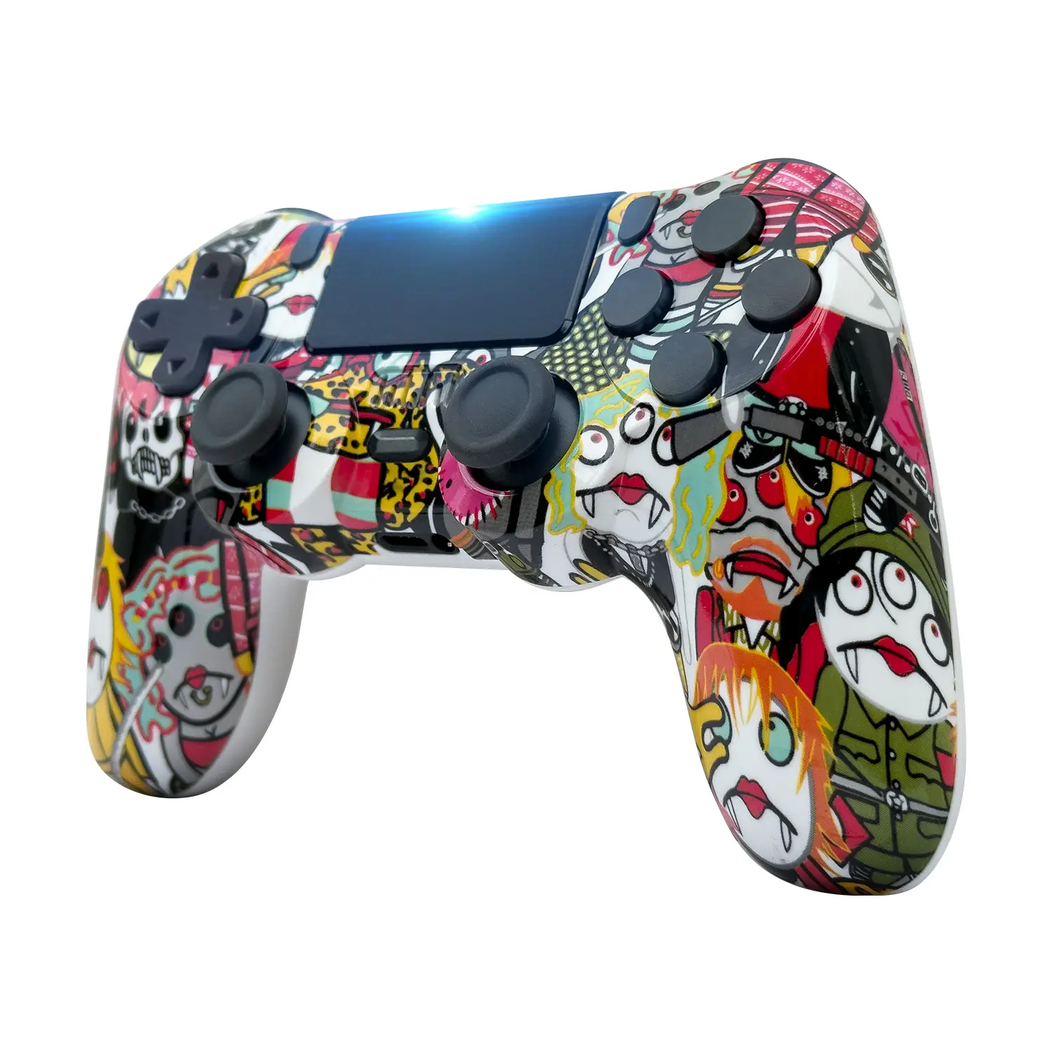 Wireless Controller for P4/P4 Slim/P4 Pro Supports Dual Vibration,6-Axis Motion Sensor