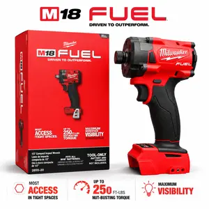 Milwaukee M18 1/2" Brushless Impact Wrench 350N·m High Torque Power Tool