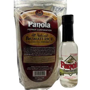 The Rice Kit - includes and 2 lb bag of Basmati Popcorn Rice and a bottle of Clearly Hot Sauce