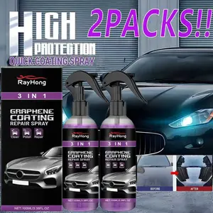 High Performance Car Polishing Agent, Enhances Shine for All Vehicles, Automotive Care Product, 2pcs, Ideal for Vehicle Maintenance