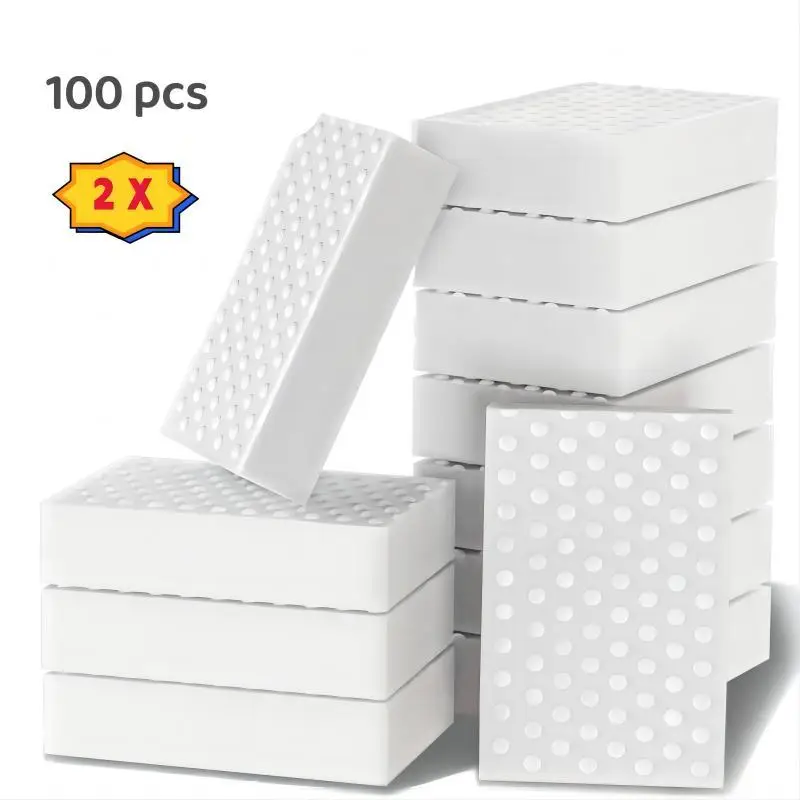 Magic Sponge, 10/30/100pcs Disposable Cleaning Sponge, Household Cleaning Tool for Kitchen, Bathroom, Bathtub, Sink, Furniture, Wall Cleaner