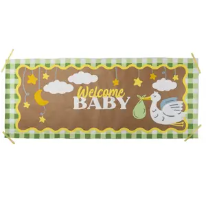 Welcome Baby Banner By Number