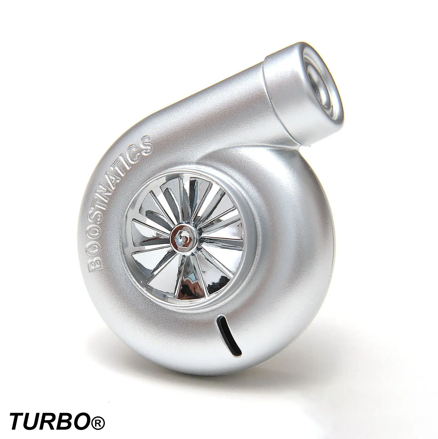 Turbo® Air Freshener for Automobiles by Boostnatics (Silver)