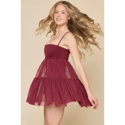 polished pirouette corset dress POPFLEX Corset Pirouette Dress - Bubblegum Pink