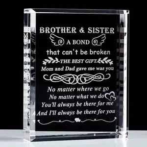 Meaningful Gift for Brother from Sister –Birthday or Decorative Sign for Siblings Decoration