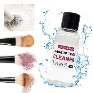 1/3pcs Makeup Brush Cleaner, Makeup Sponge Puff Liquid Cleaner Solution, Professional Makeup Brush Cleaner, Foam Rich, Easy To Wash and Residue Free, Deep Clean Brush, Makeup Brushes Cleaner