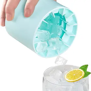 Silicone ice cube trays, ice-making molds, home DIY ice cones, ice-making boxes, ice cube trays with LIDS