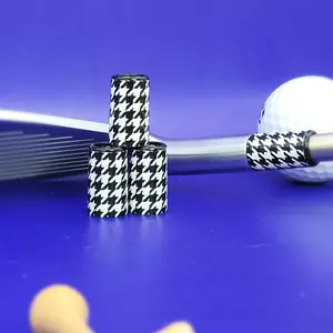 Houndstooth Pattern Golf Ferrules