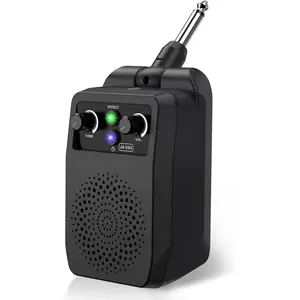 Mini Amp 5W Portable Plug in Practice Electric Amp  Rechargeable Combo Guitar Amplifier Built-in 4 Effects Clean, Overdrive, Distortion, Reverb (JA-05G)