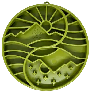 Sun and Moon eTray - Shallow Slow Feeder Dog Bowl for Enrichment | USA Made